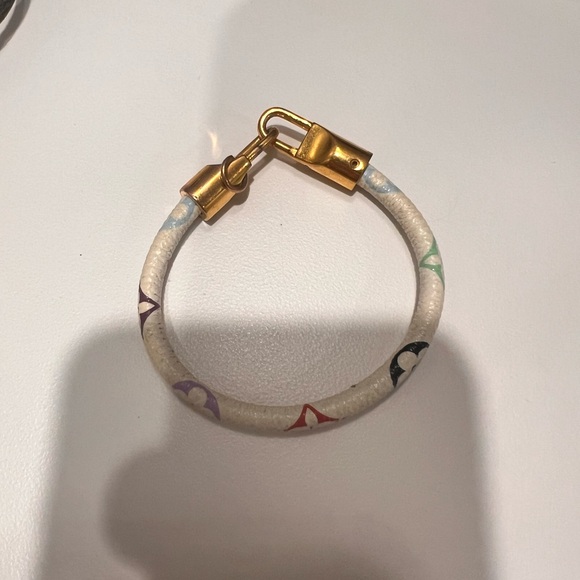 Monogram Multicolor Luck It Bracelet 17 White - Picture 3 of 3
